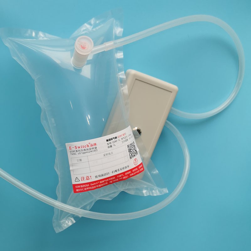 E-Switch品牌ESRF系列 氟聚合物氣體采樣袋 ESRF氣體采集袋 氟膜取樣袋